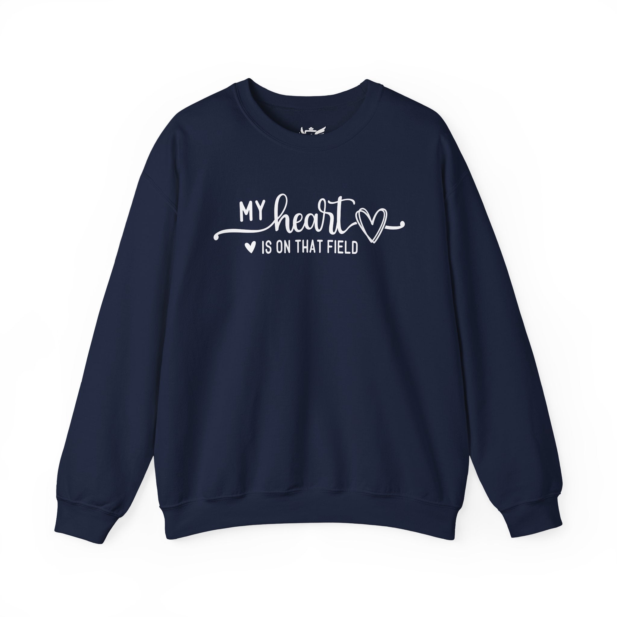 My Heart is on that Field Heavy Blend™ Crewneck Sweatshirt