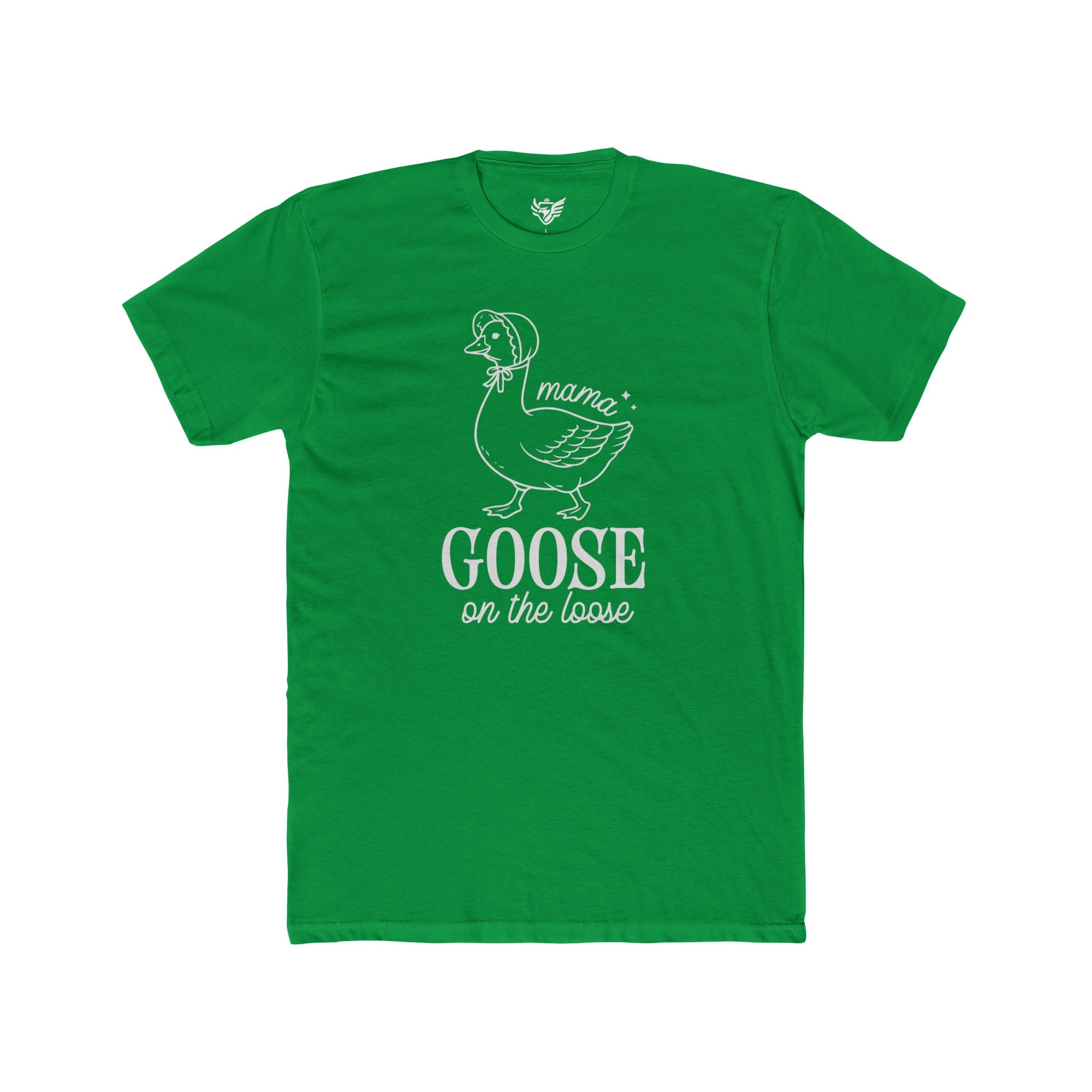 Mama Goose On The Loose Cotton Crew Tee