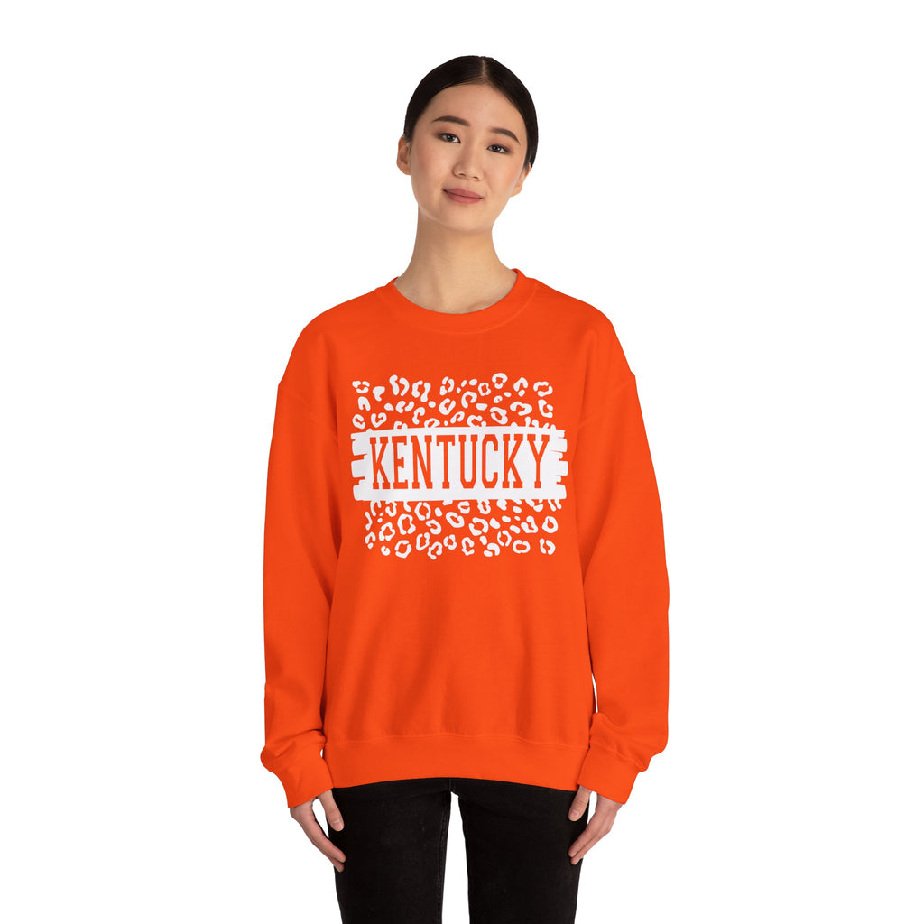 KY Leopard Heavy Blend™ Crewneck Sweatshirt