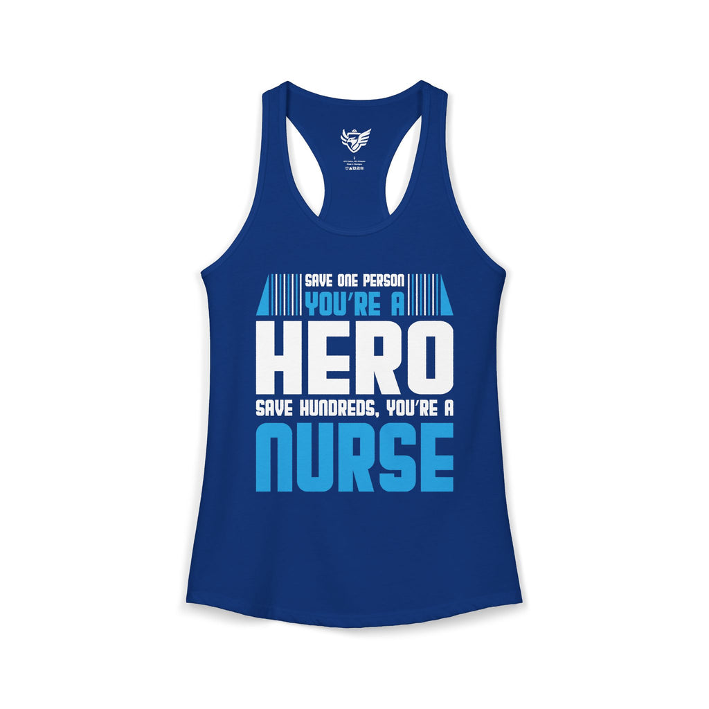 Nurses Are Heros Ideal Racerback Tank