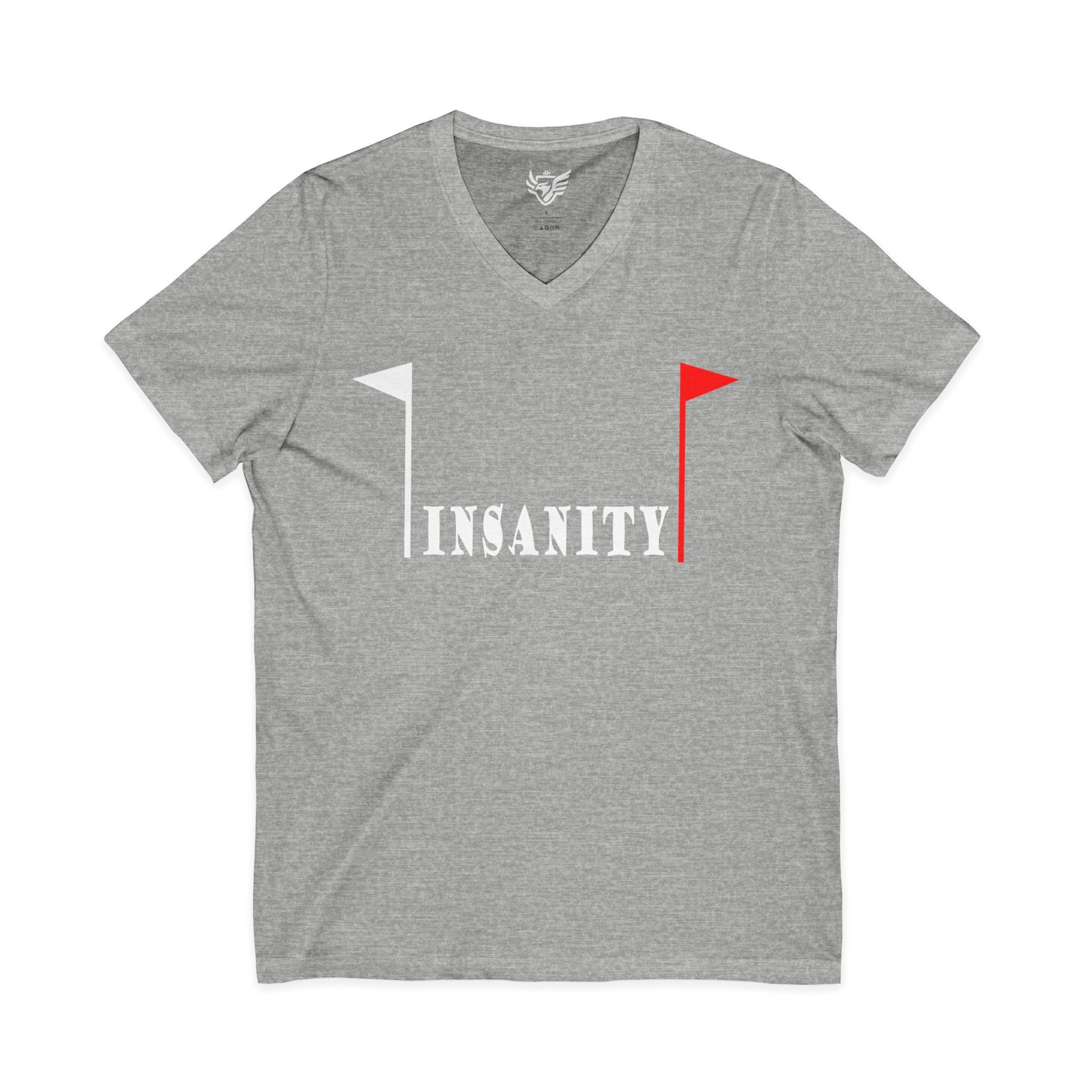 Insanity Jersey Short Sleeve V-Neck Tee