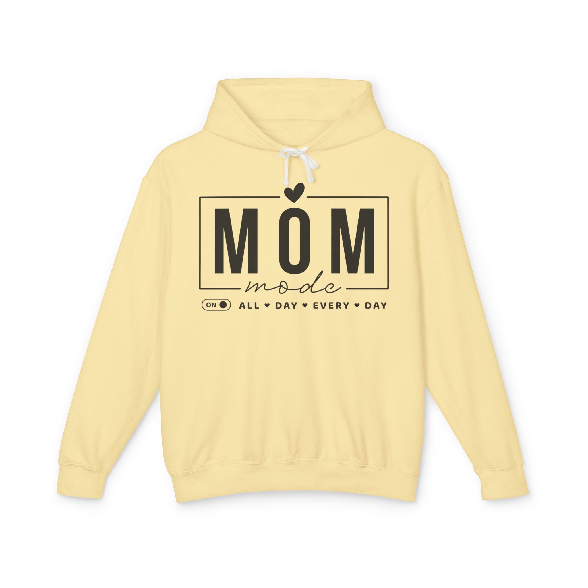 Mom Mode Lightweight Hooded Sweatshirt