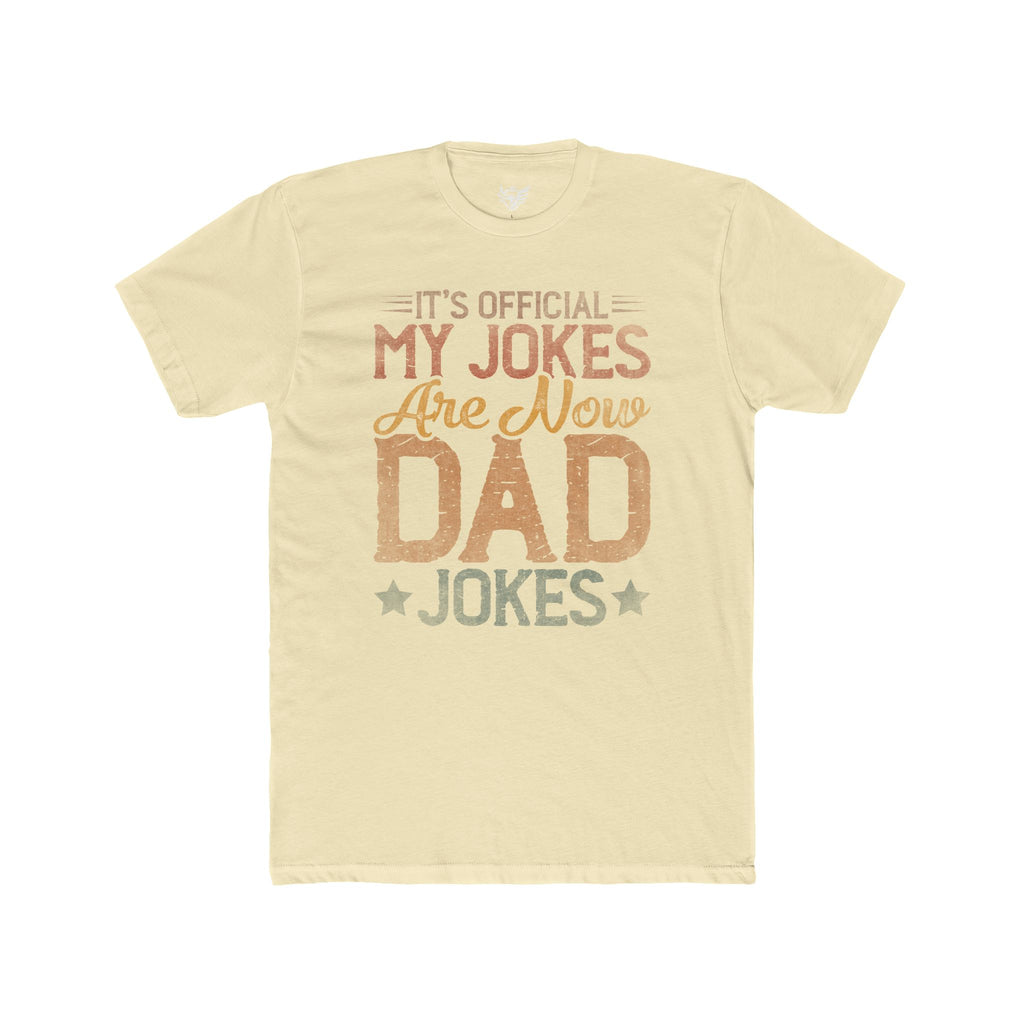 Dad Jokes Cotton Crew Tee
