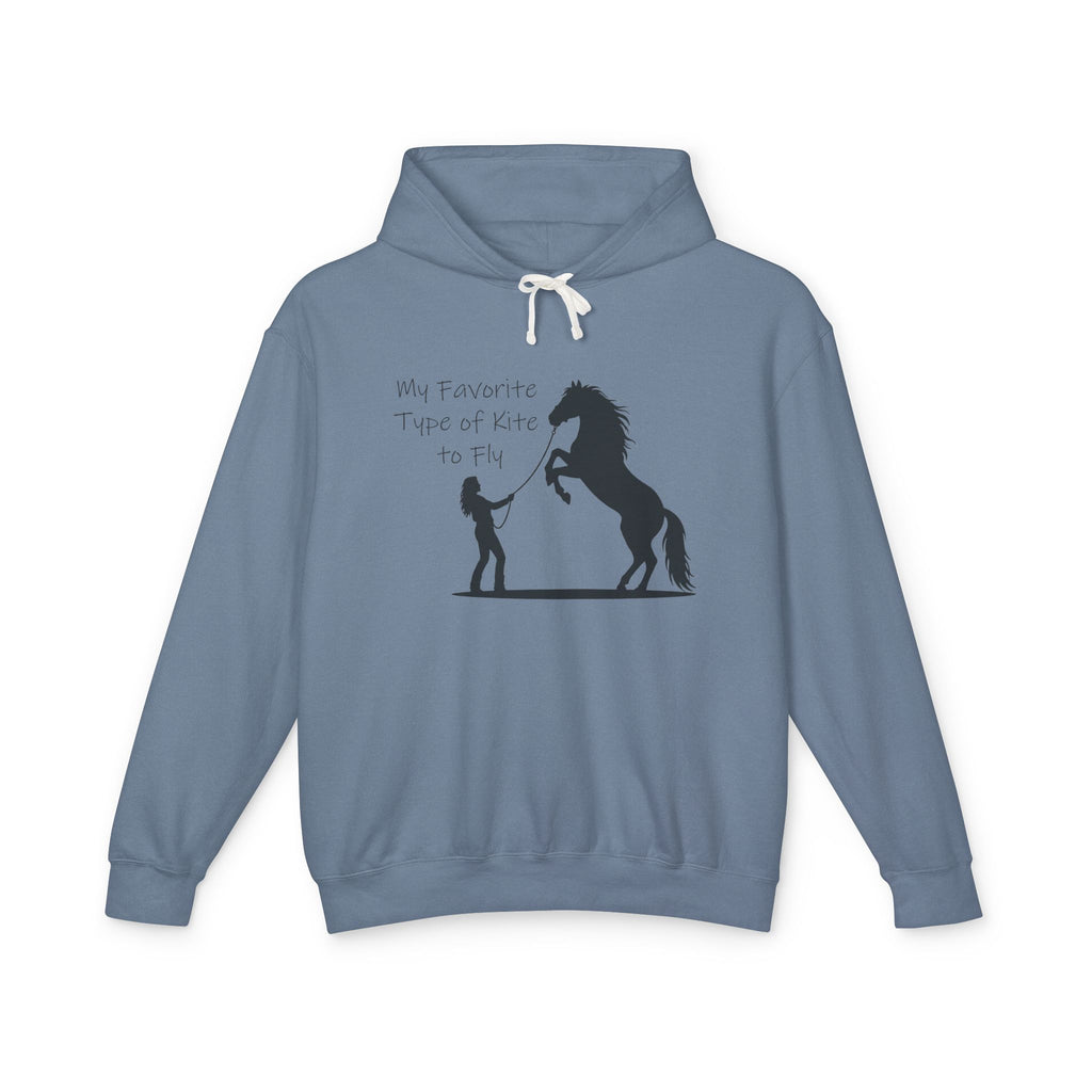 My Favorite Type of Kite Lightweight Hooded Sweatshirt