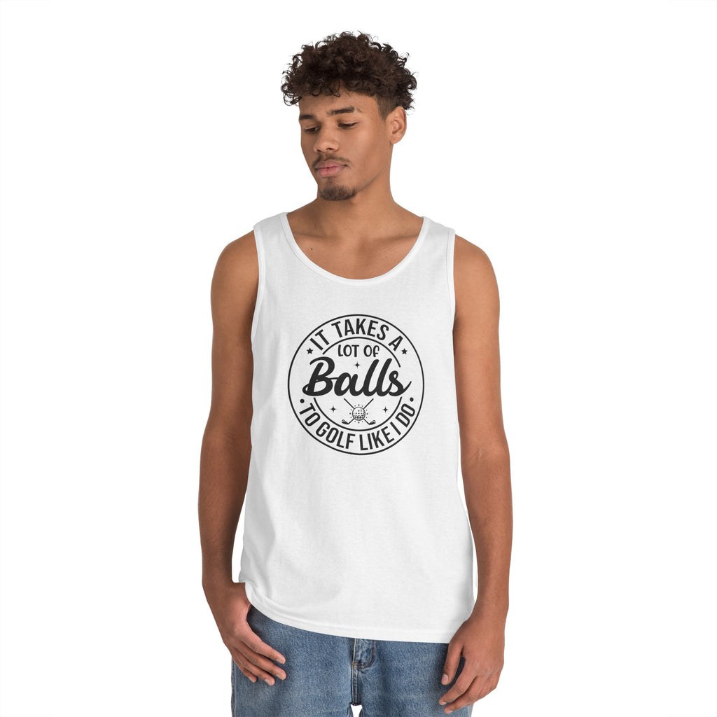 Golf Like I Do Heavy Cotton Tank Top
