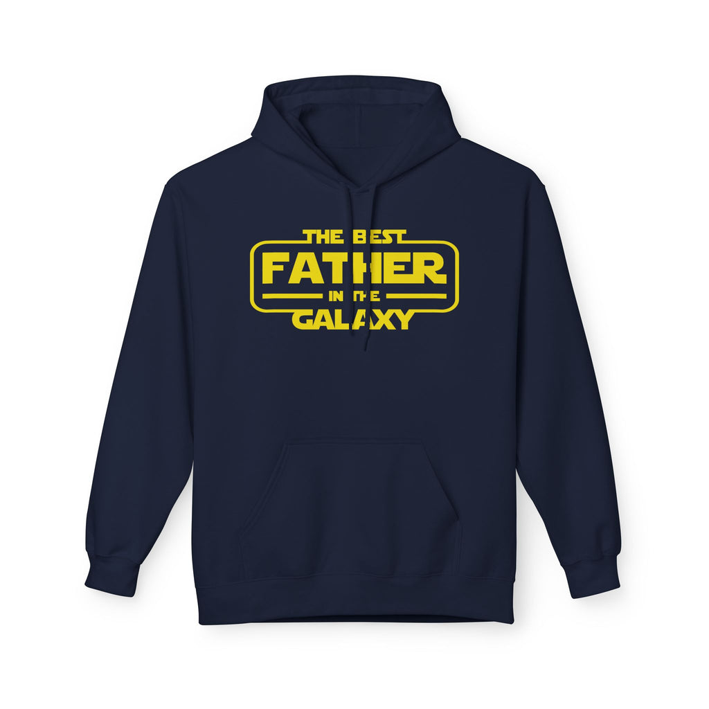 The Best Father in the Galaxy Midweight Softstyle Fleece Hoodie