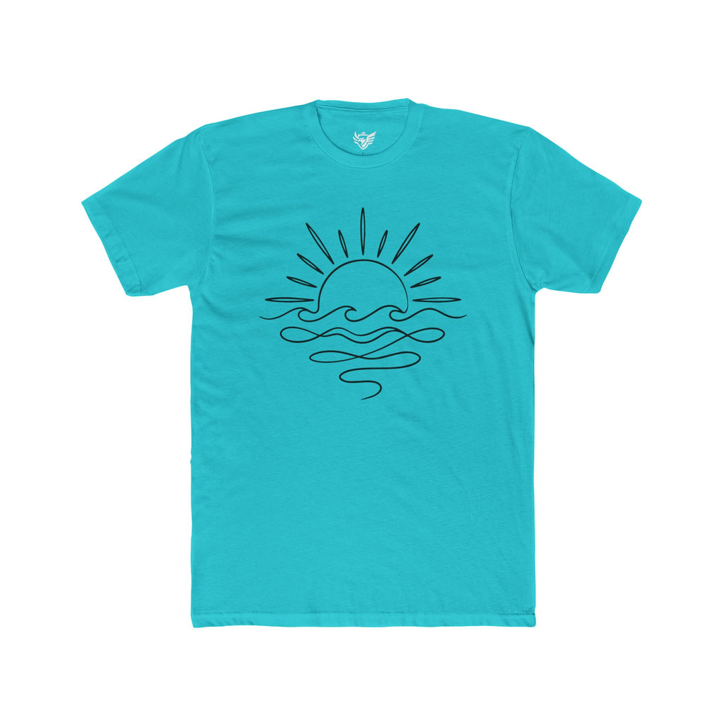 Sunny Sea Cotton Crew Tee