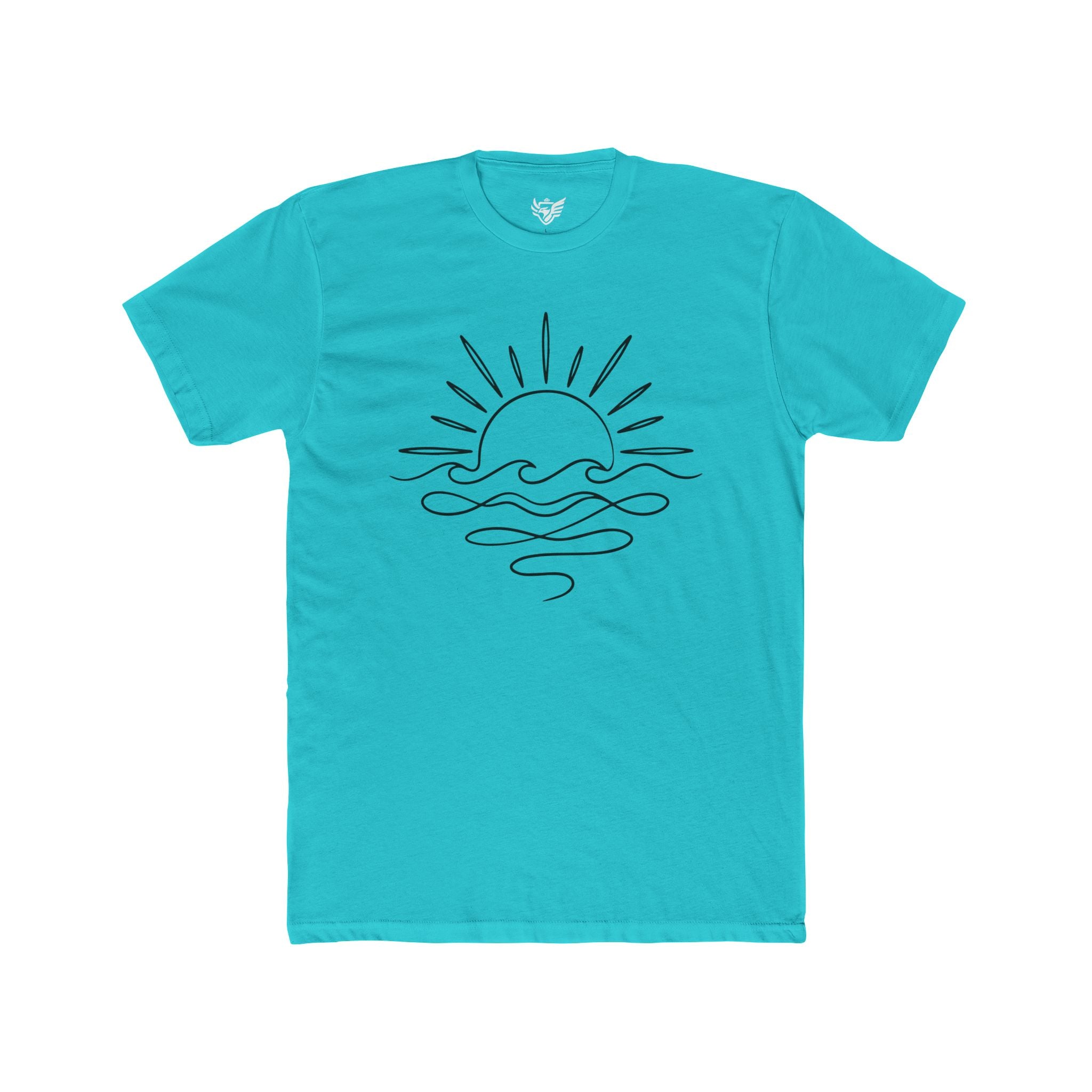 Sunny Sea Cotton Crew Tee