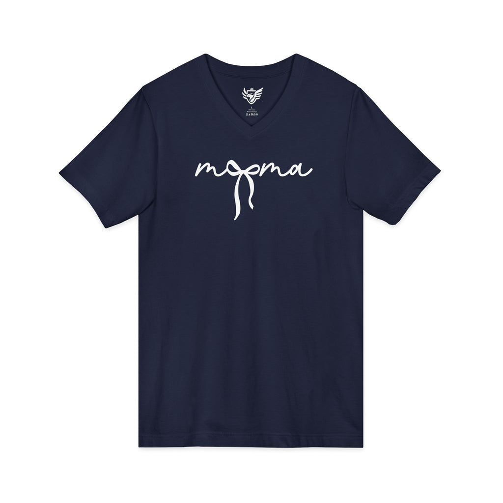 Mother's Day Jersey Short Sleeve V-Neck Tee