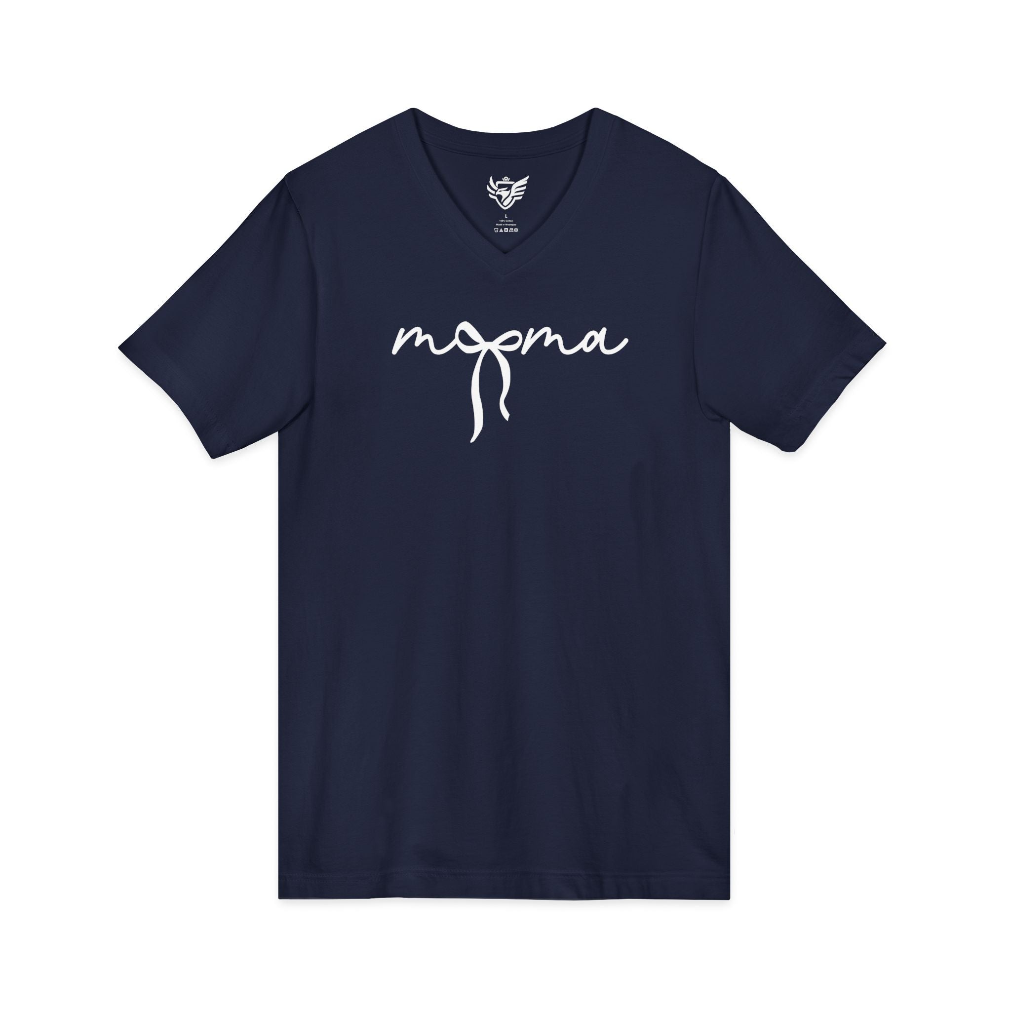 Mother's Day Jersey Short Sleeve V-Neck Tee