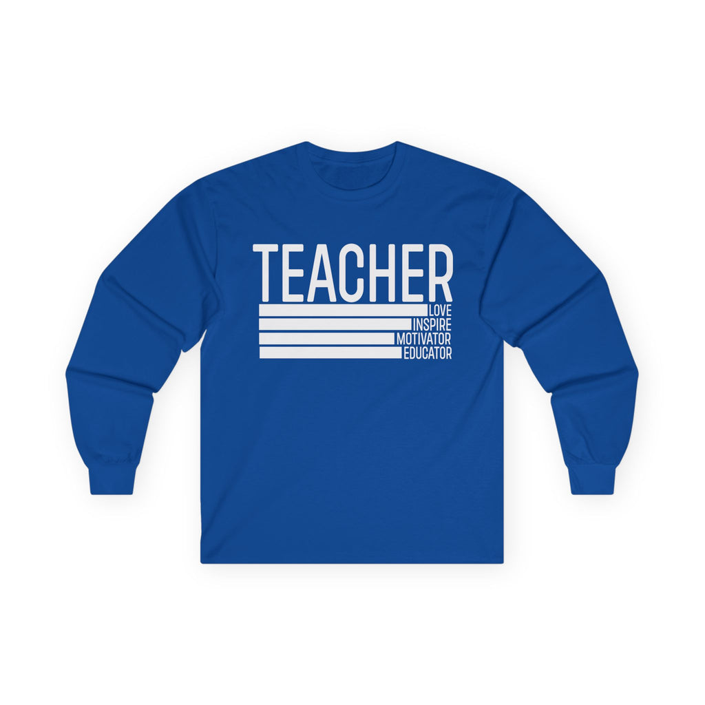 Teacher Cotton Long Sleeve Tee