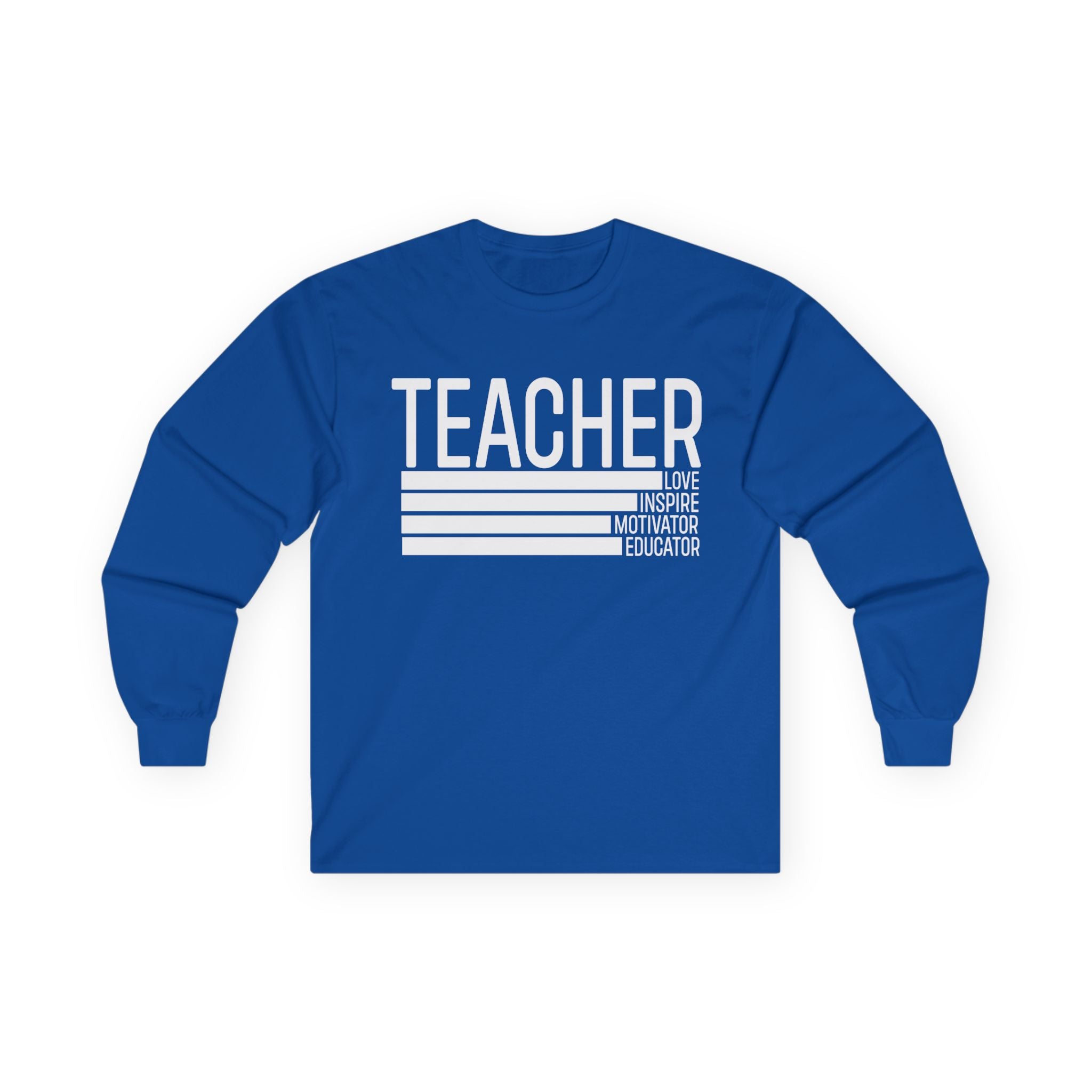Teacher Cotton Long Sleeve Tee