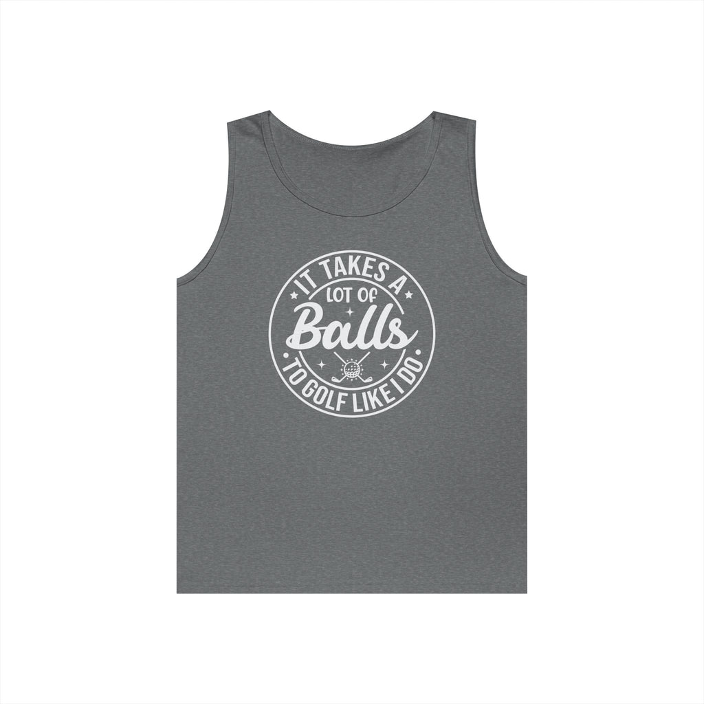 Golf Like I Do Heavy Cotton Tank Top