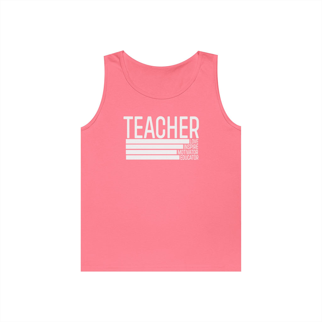 Teacher Heavy Cotton Tank Top