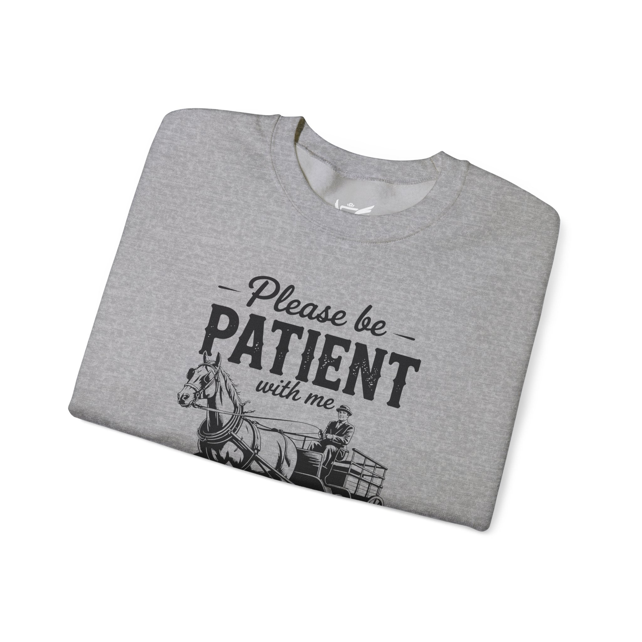 Please Be Patient With Me I'm From the 1900s Heavy Blend™ Crewneck Sweatshirt