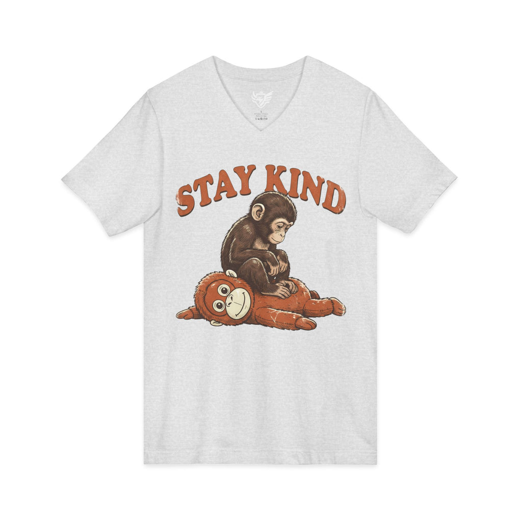 Stay Kind Jersey Short Sleeve V-Neck Tee