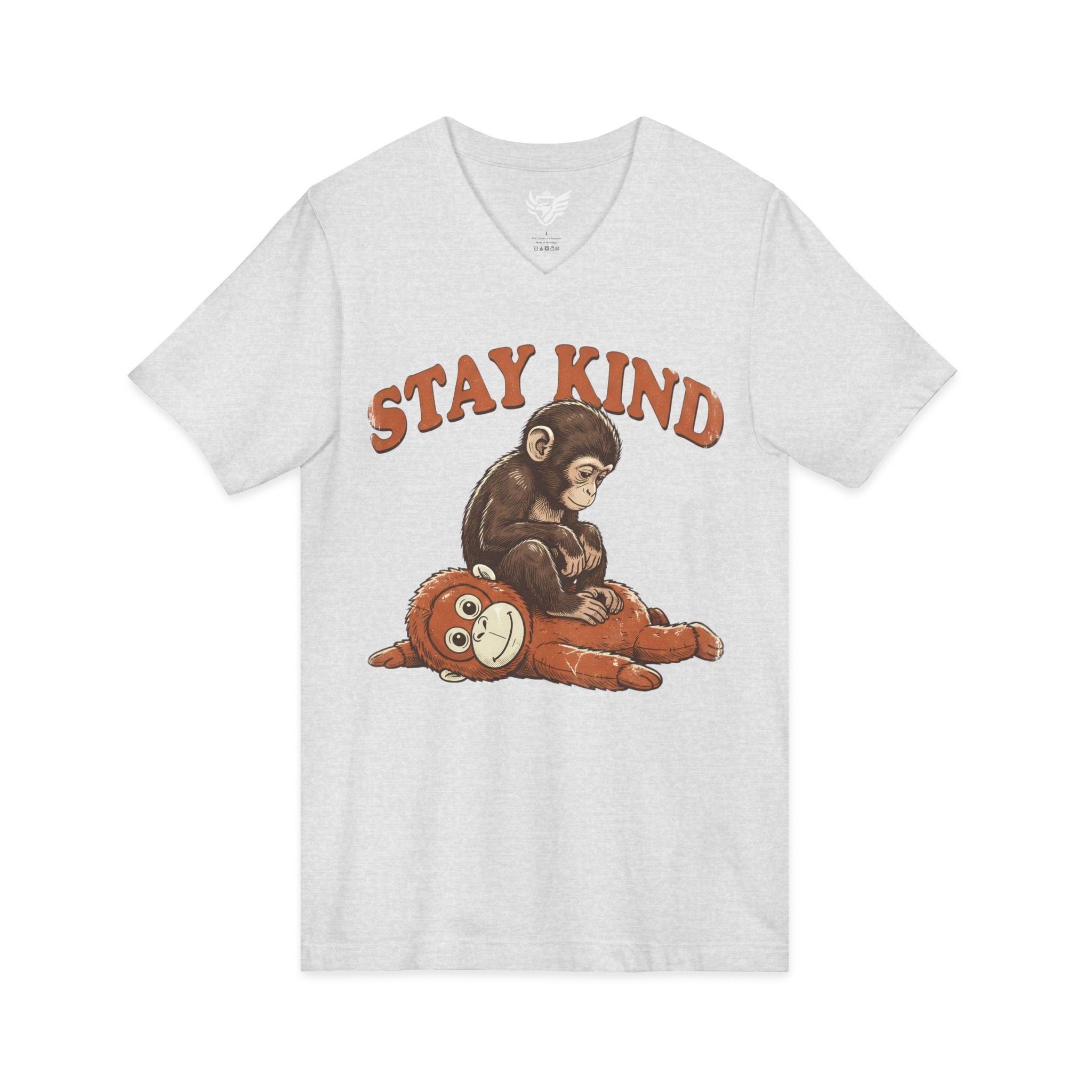 Stay Kind Jersey Short Sleeve V-Neck Tee