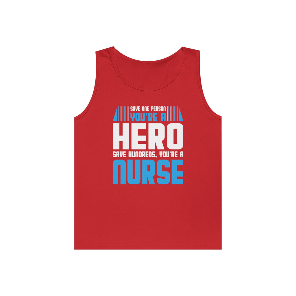 Nurses Are Heros Heavy Cotton Tank Top