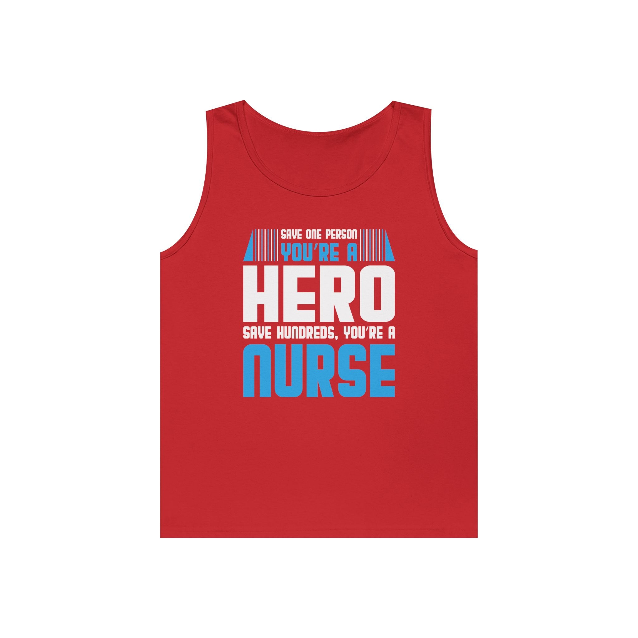 Nurses Are Heros Heavy Cotton Tank Top