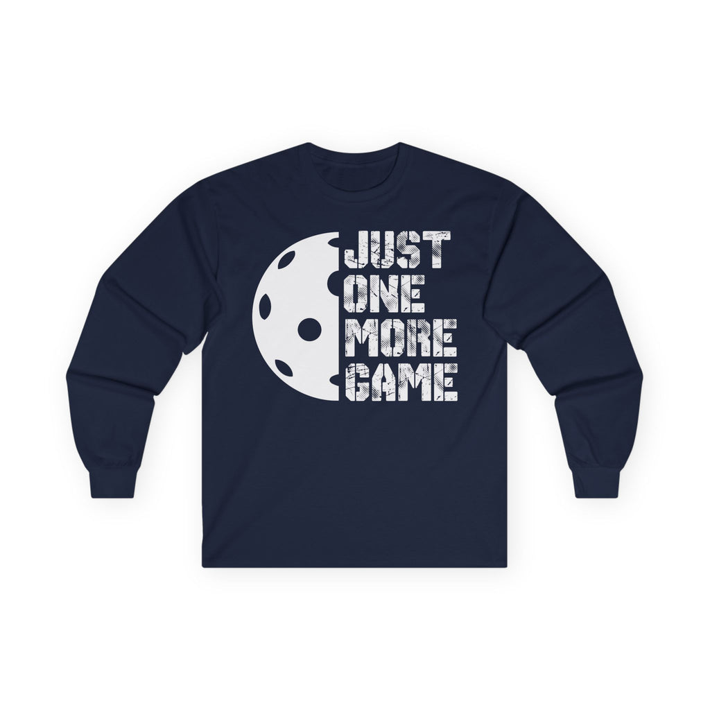 Just One More Game Cotton Long Sleeve Tee