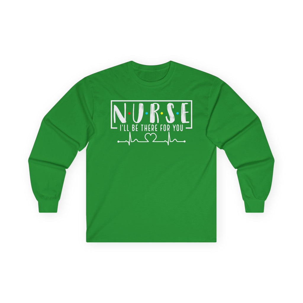 Friends Theme Nurse Cotton Long Sleeve Tee