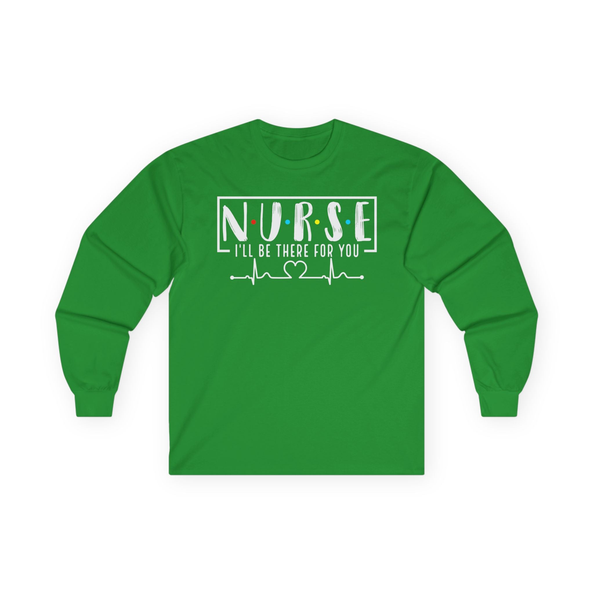 Friends Theme Nurse Cotton Long Sleeve Tee