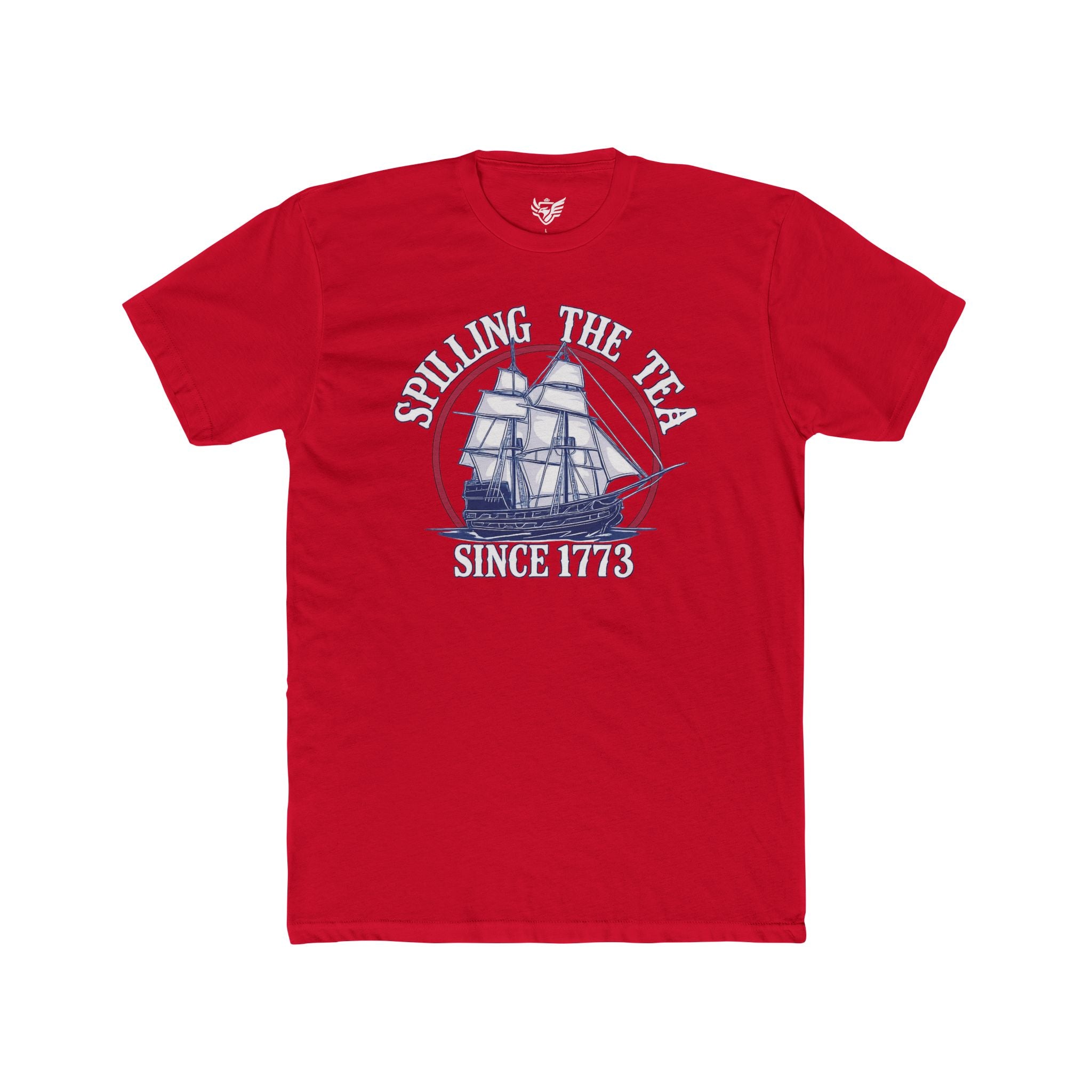 Spilling The Tea Cotton Crew Tee
