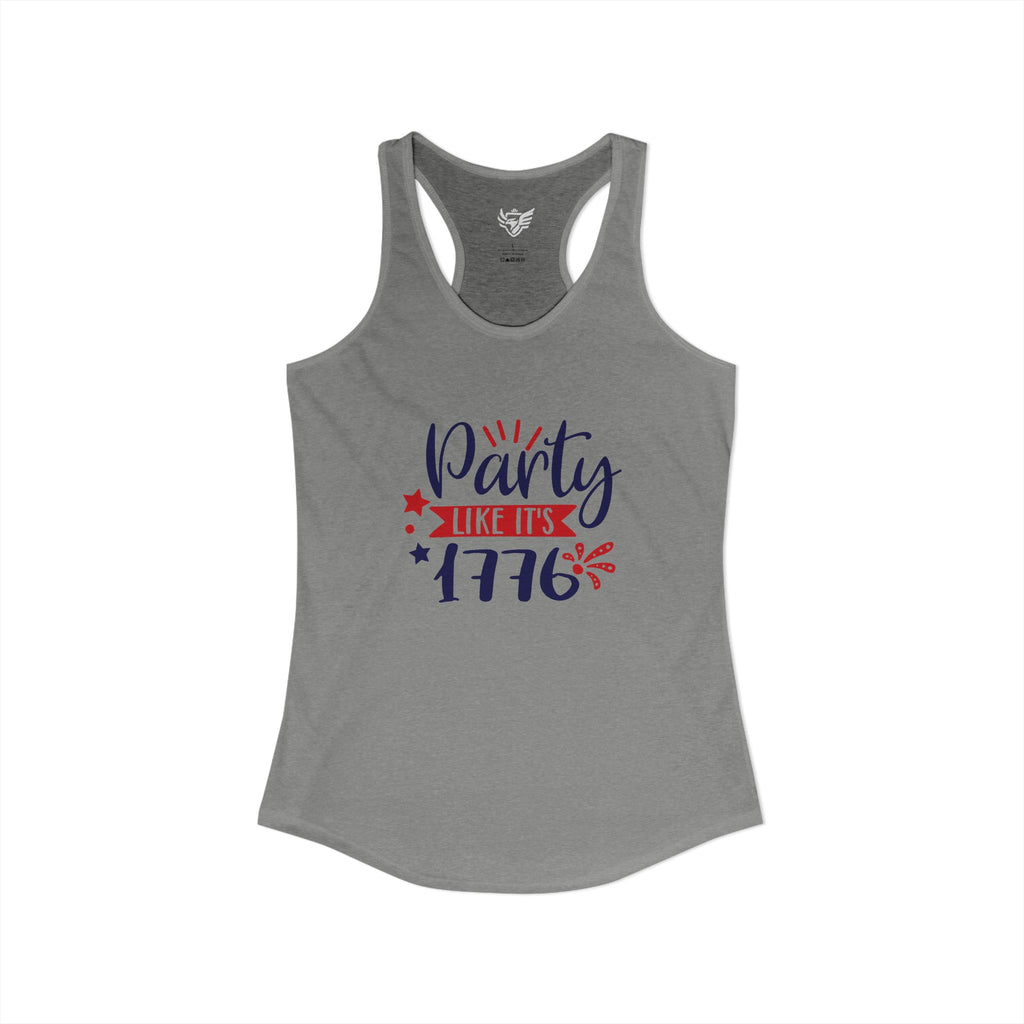 Party Like It's 1776 Ideal Racerback Tank
