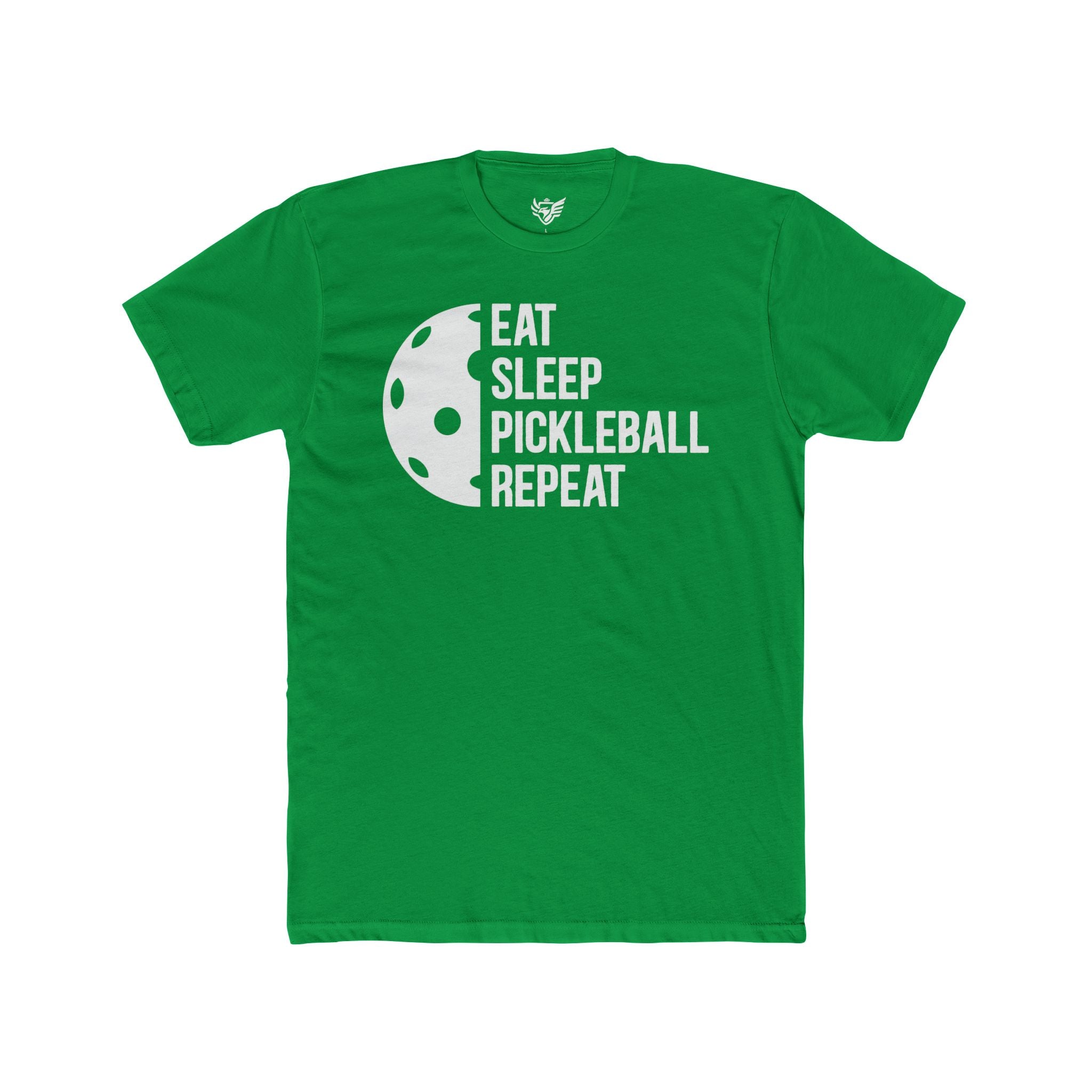 Eat Sleep Pickleball Repeat Cotton Crew Tee