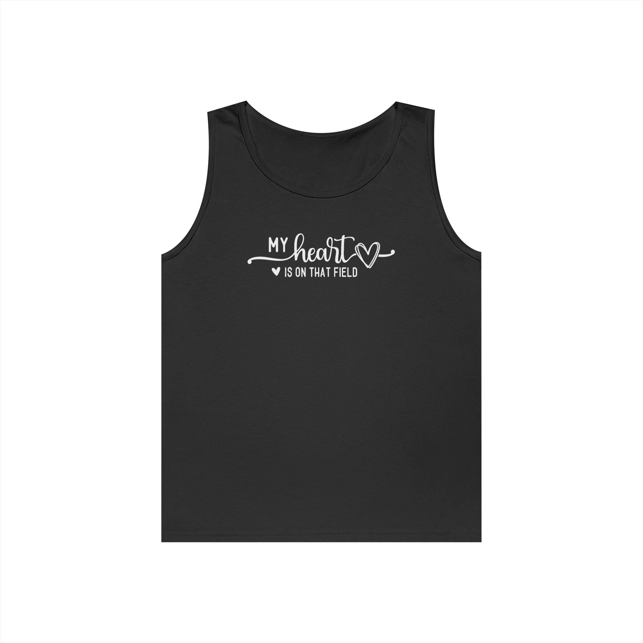 My Heart is on that Field Heavy Cotton Tank Top