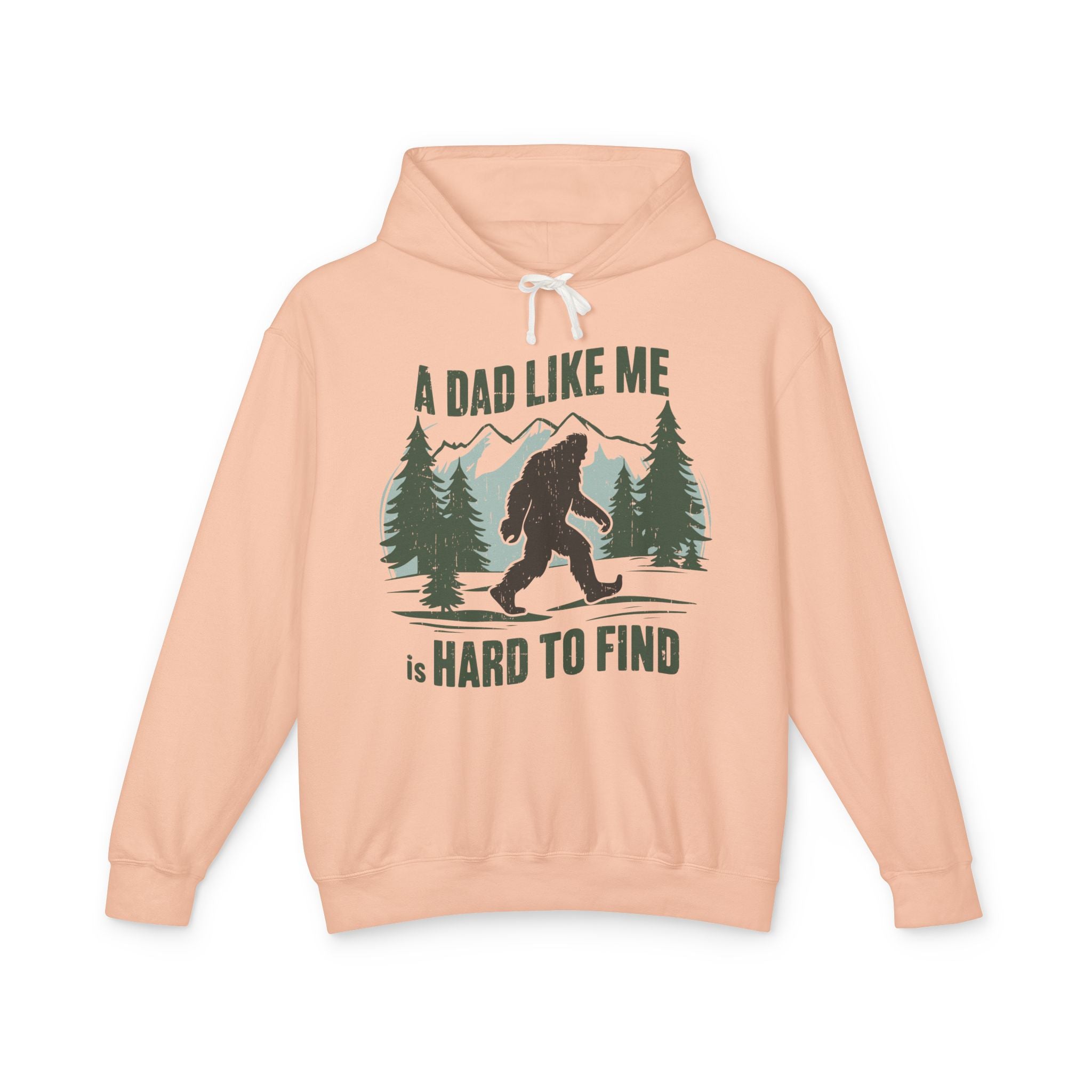 Hard to Find Dad Lightweight Hooded Sweatshirt