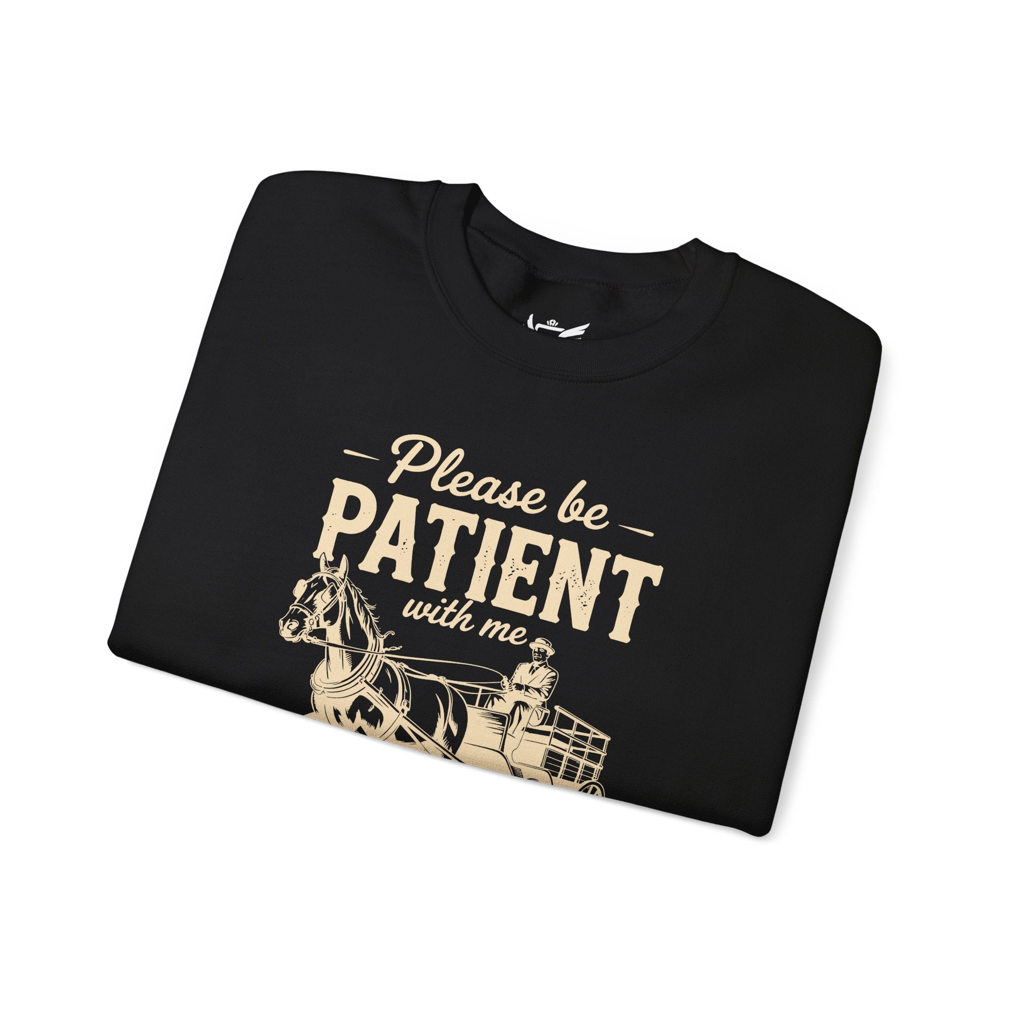 Please Be Patient With Me I'm From the 1900s Heavy Blend™ Crewneck Sweatshirt