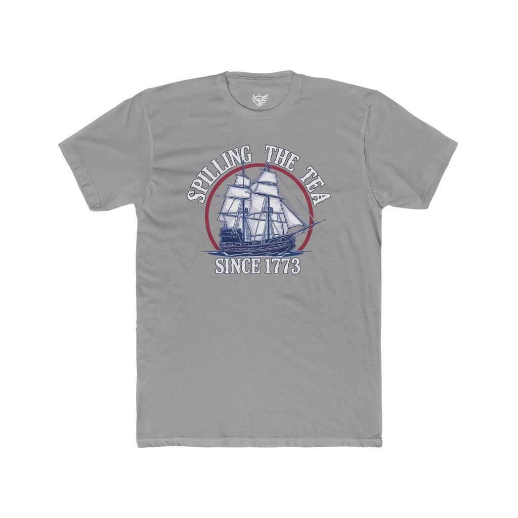 Spilling The Tea Cotton Crew Tee
