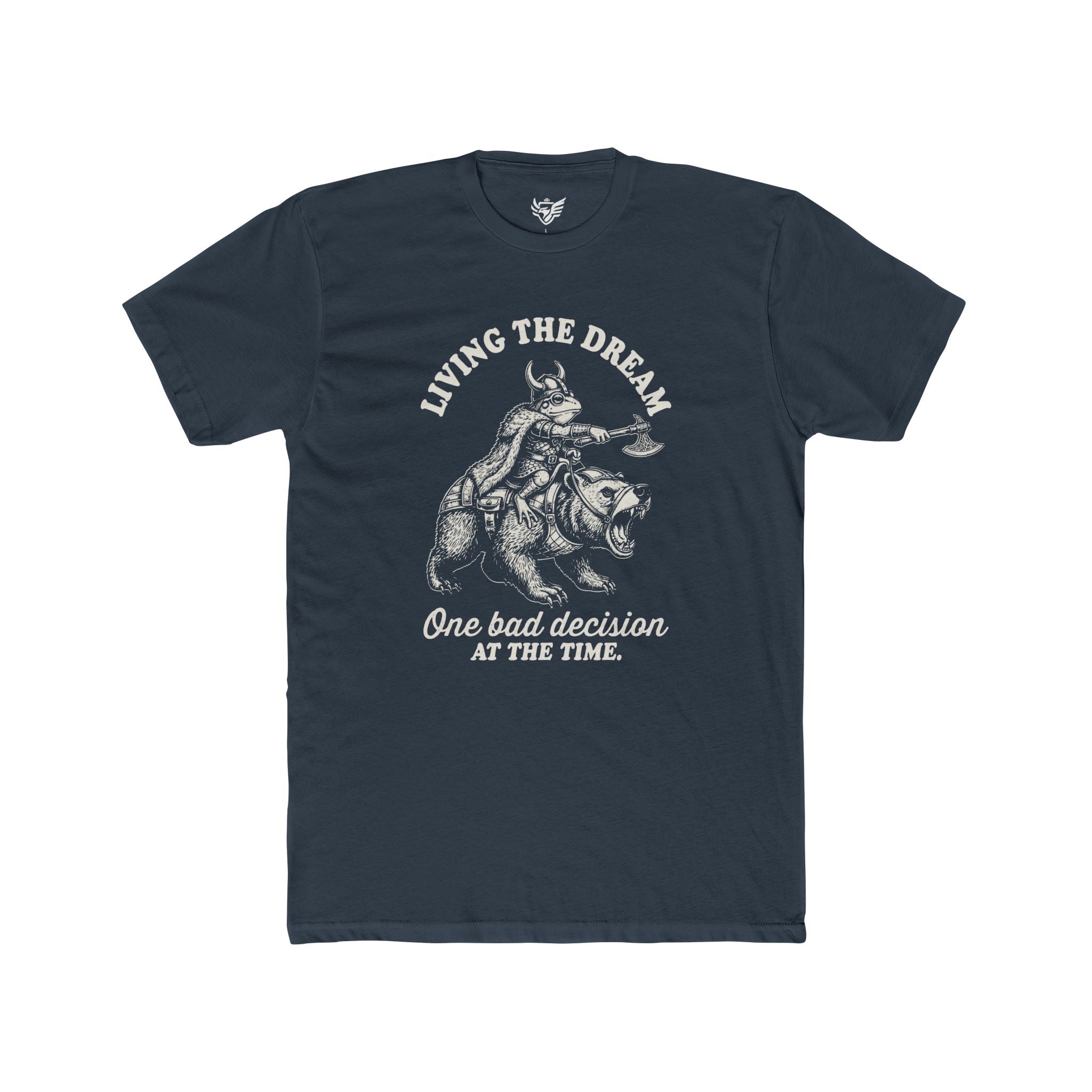 Living The Dream Cotton Crew Tee