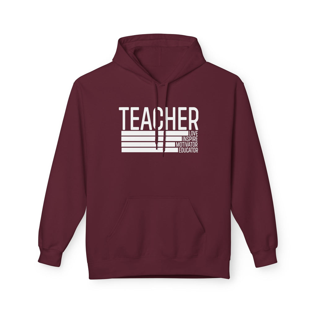 Teacher Midweight Softstyle Fleece Hoodie