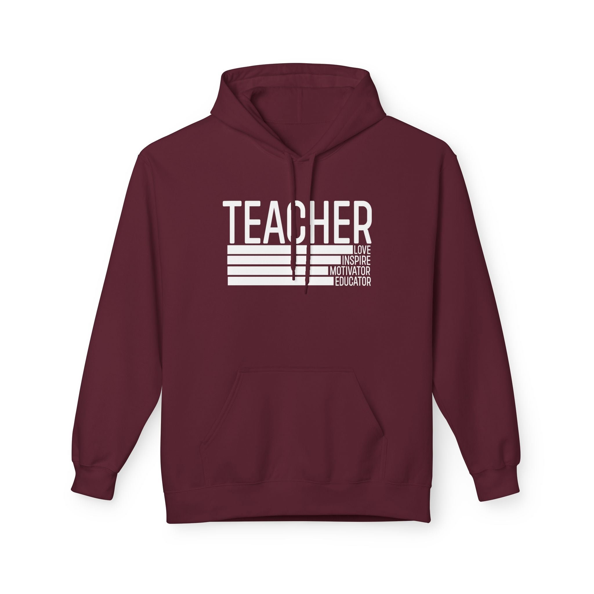 Teacher Midweight Softstyle Fleece Hoodie