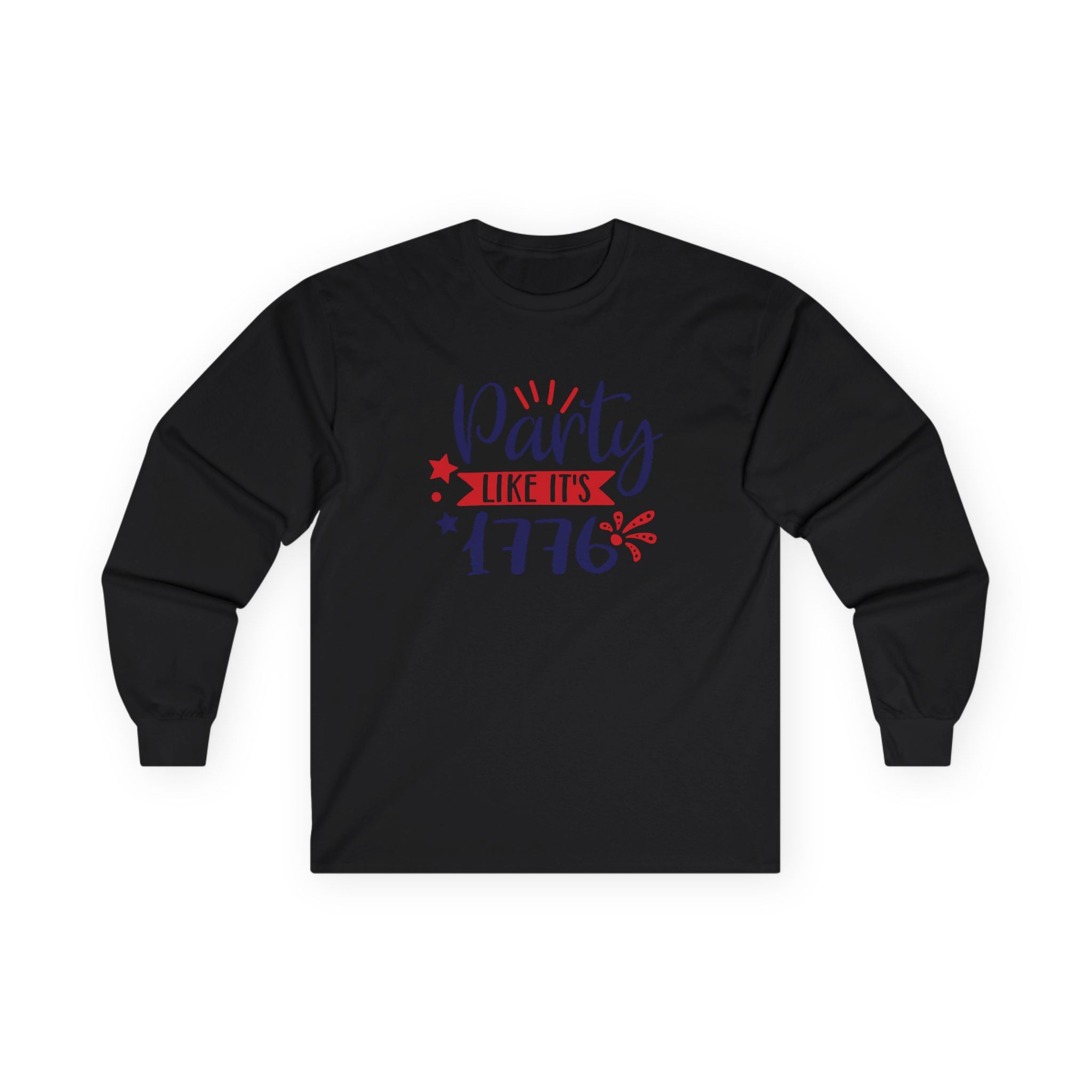 Party Like It's 1776 Cotton Long Sleeve Tee