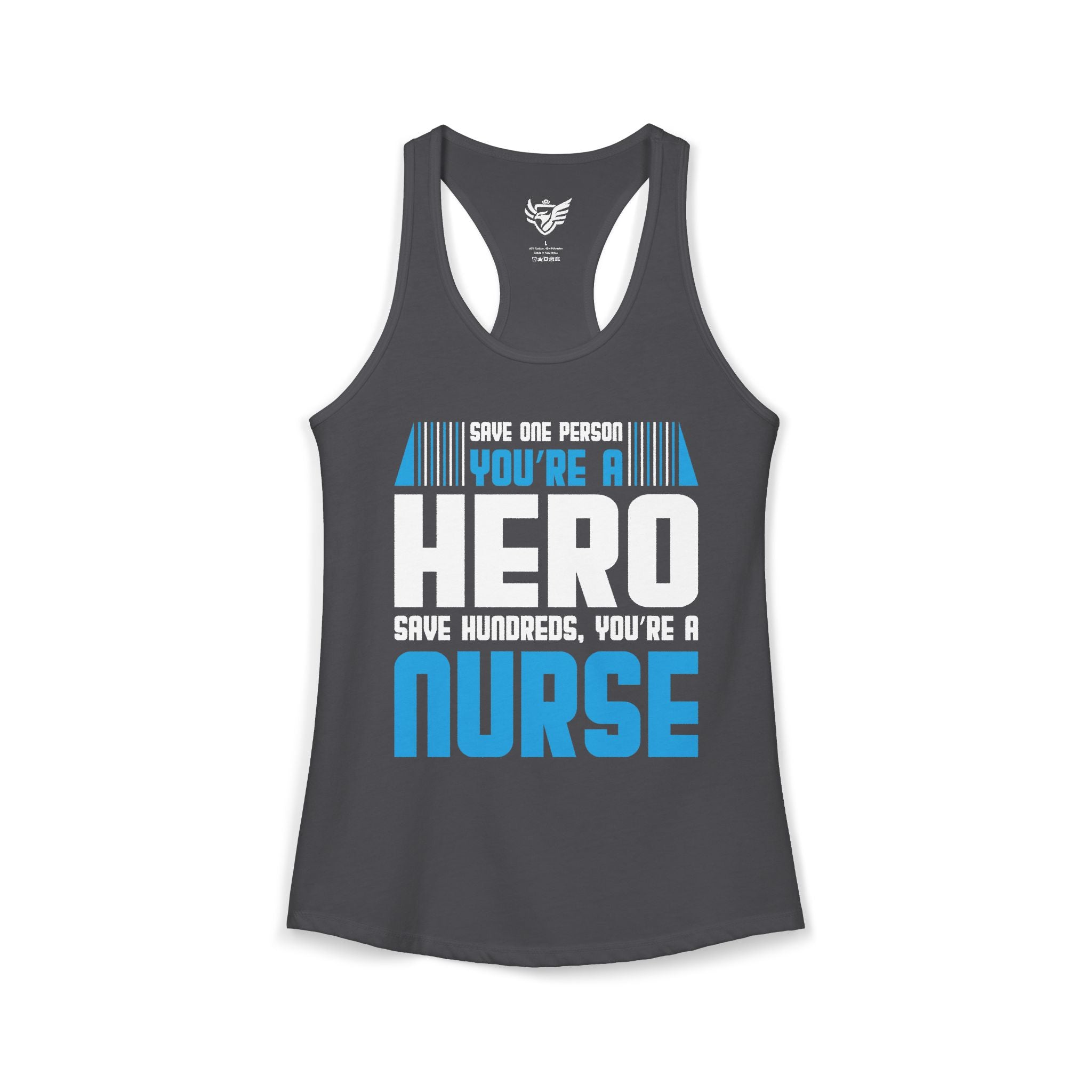 Nurses Are Heros Ideal Racerback Tank