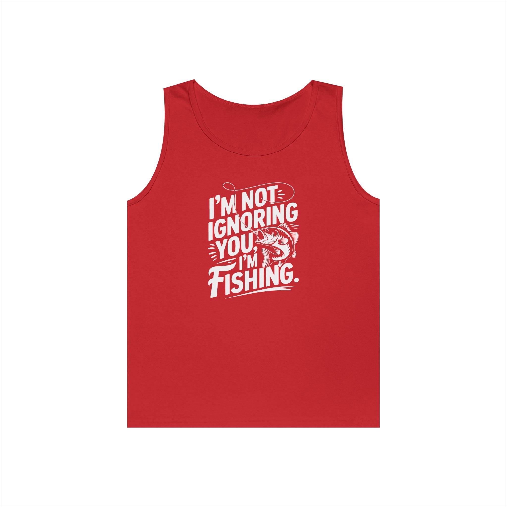 I'm Not Ignoring You Heavy Cotton Tank Top
