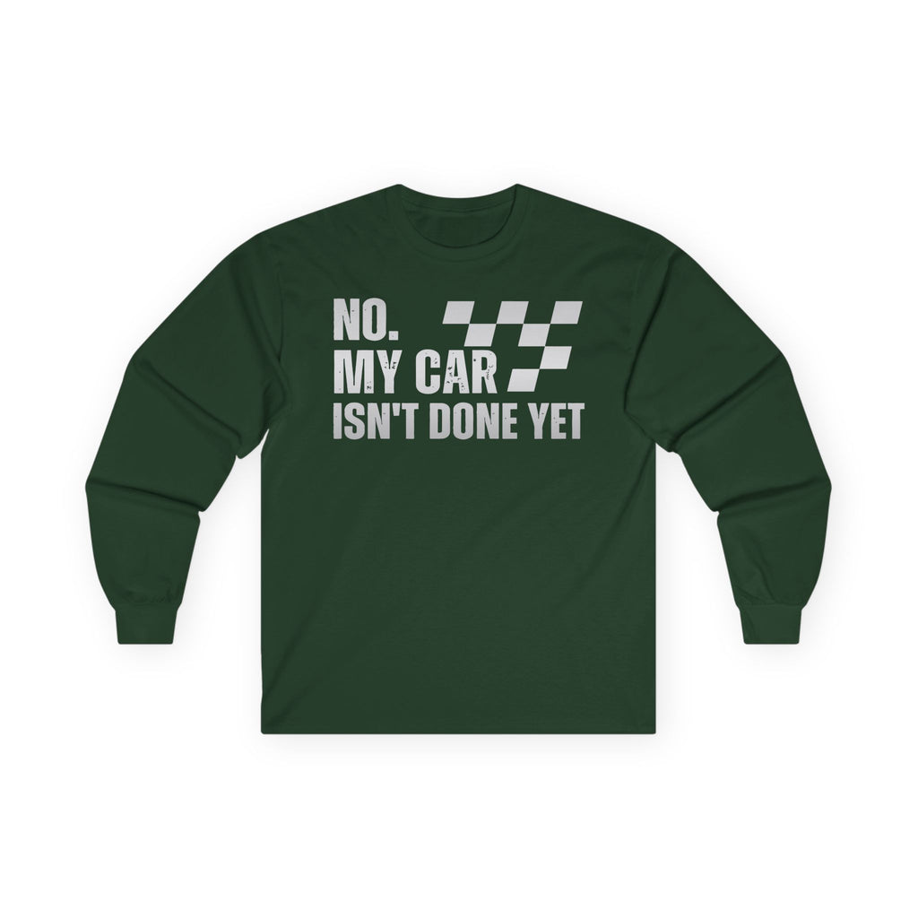 Unfinished Cotton Long Sleeve Tee