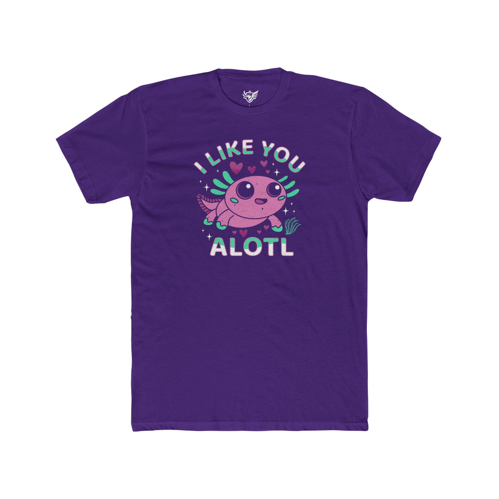 I Like You Alotl Cotton Crew Tee