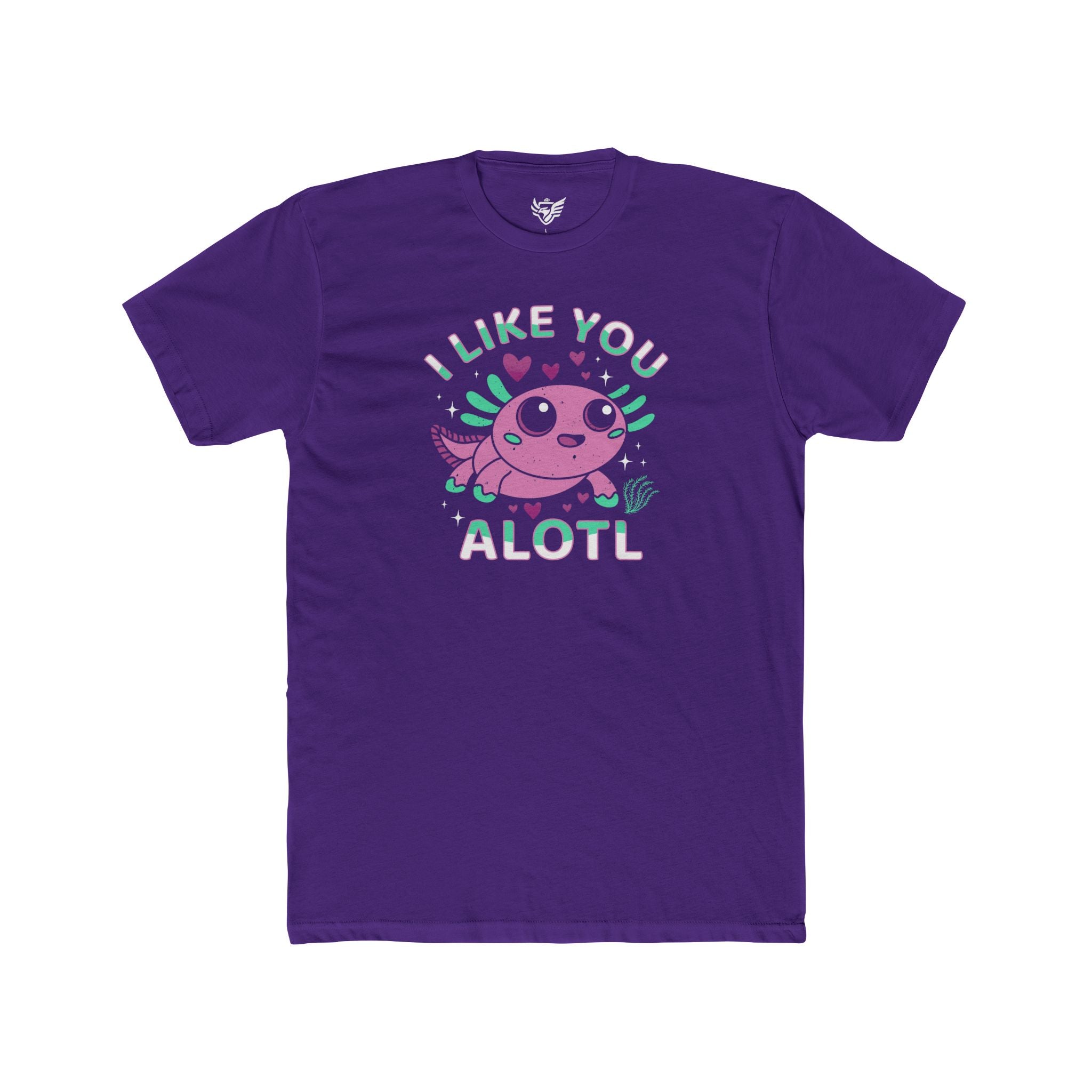 I Like You Alotl Cotton Crew Tee