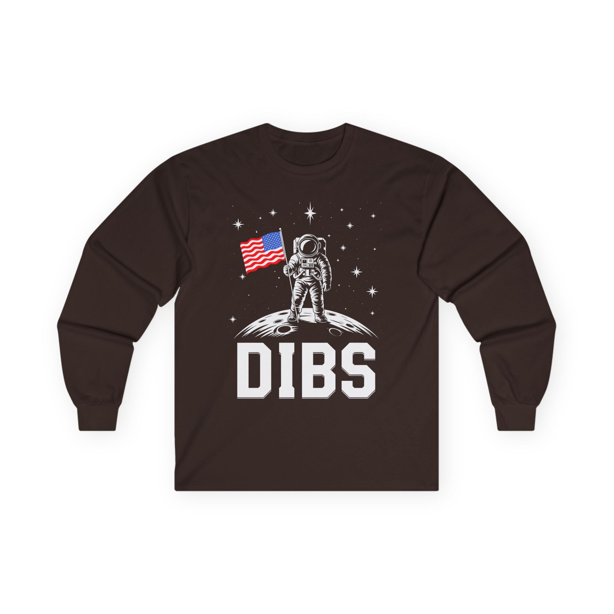DIBS on the Moon Cotton Long Sleeve Tee