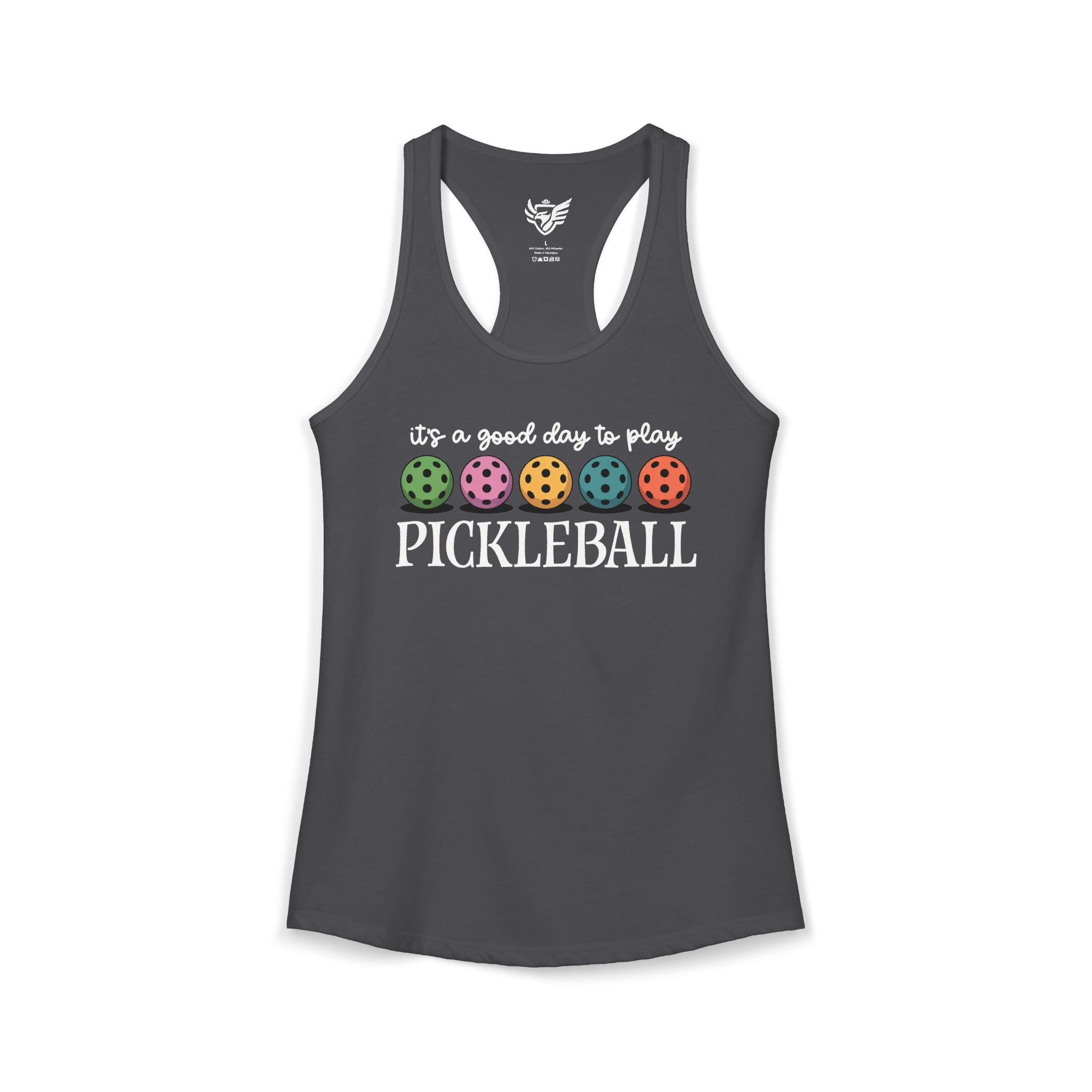 Good Day Pickleball Ideal Racerback Tank