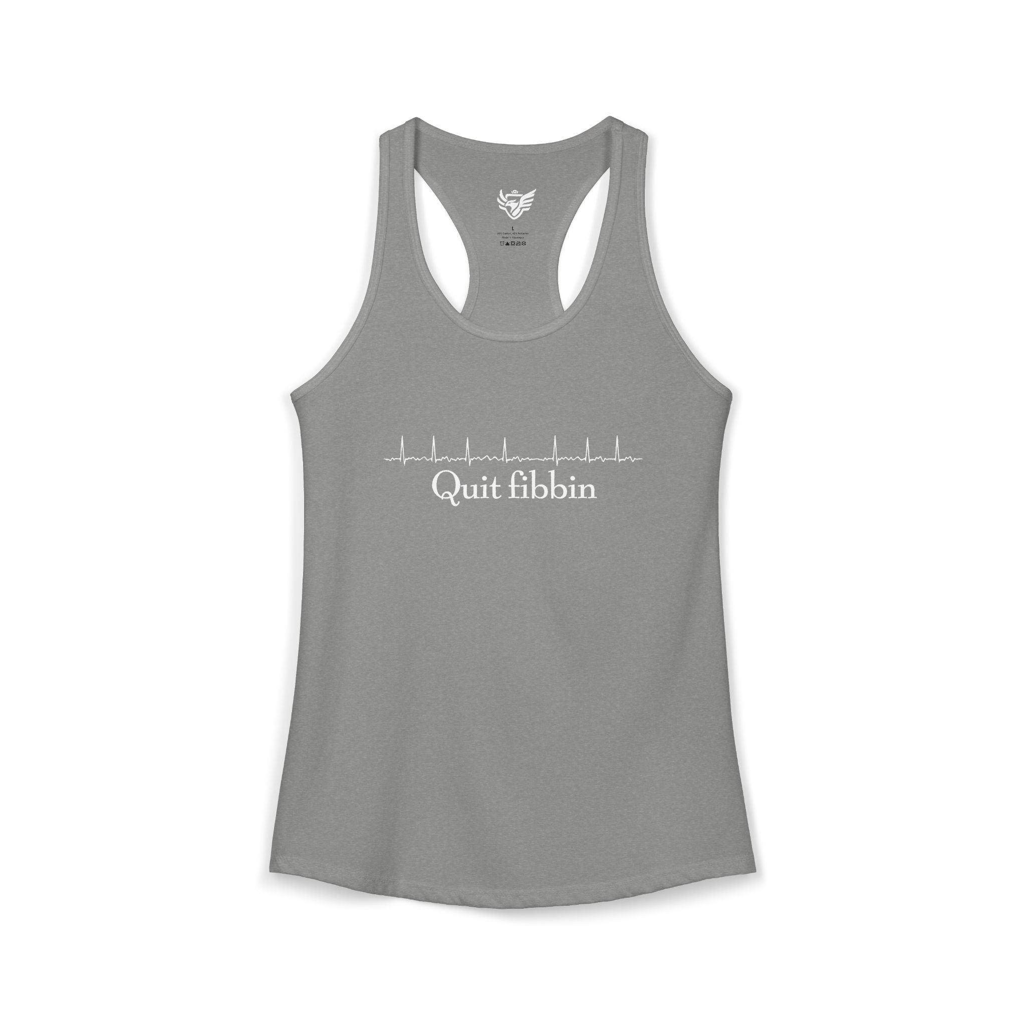 Quit Fibbin' Ideal Racerback Tank