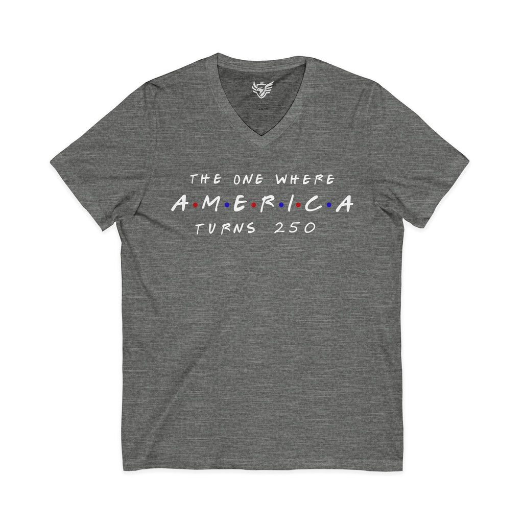 The One Where Jersey Short Sleeve V-Neck Tee