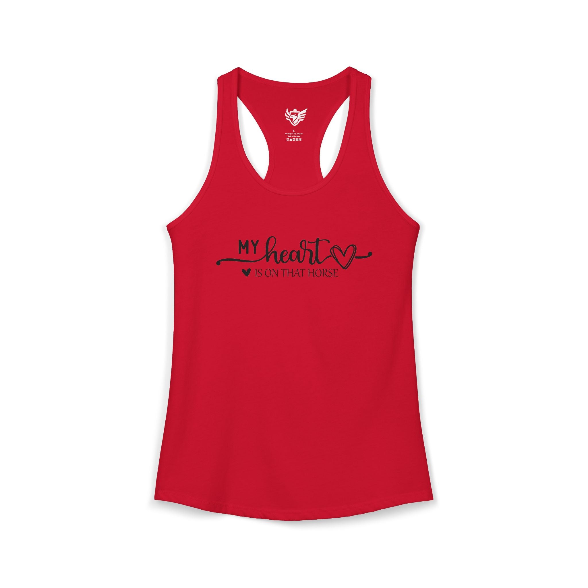 Heart on Horse Ideal Racerback Tank