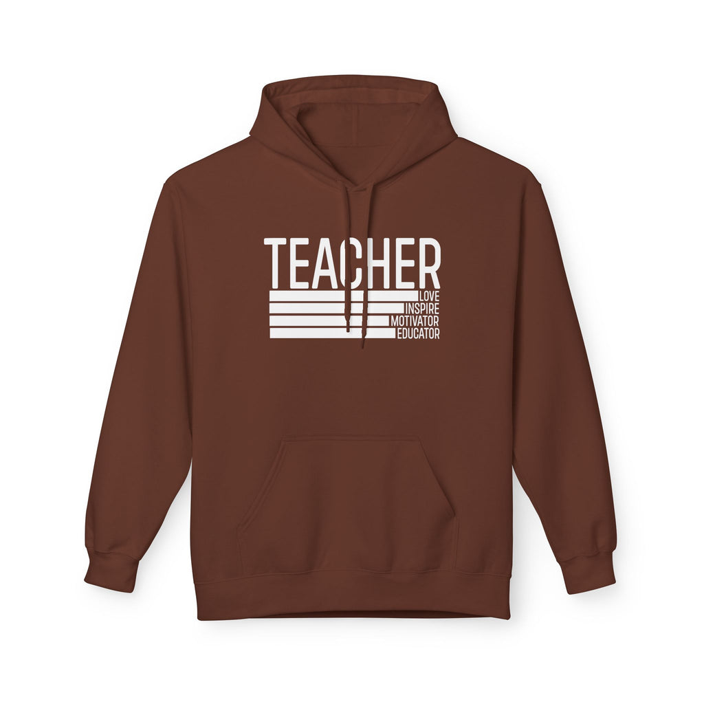 Teacher Midweight Softstyle Fleece Hoodie