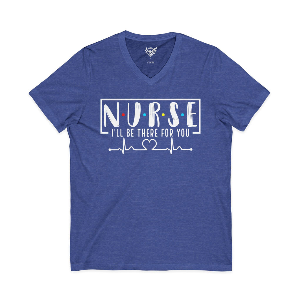 Friend's Theme Nurse Jersey Short Sleeve V-Neck Tee