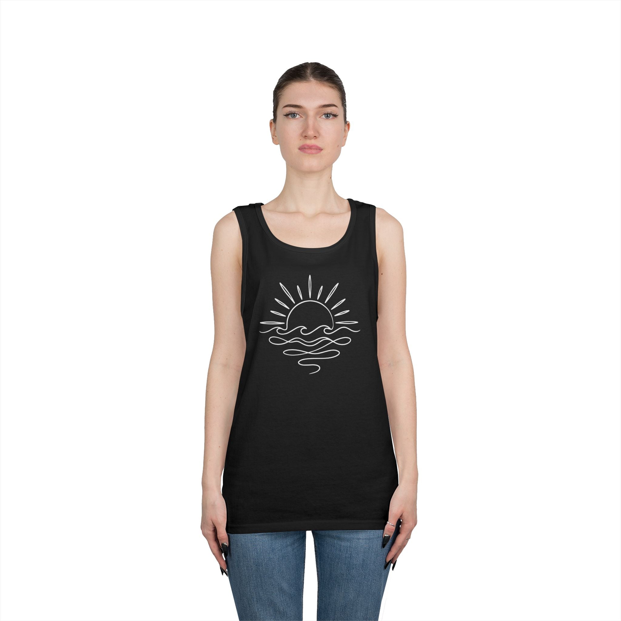 Sunny Sea Heavy Cotton Tank Top